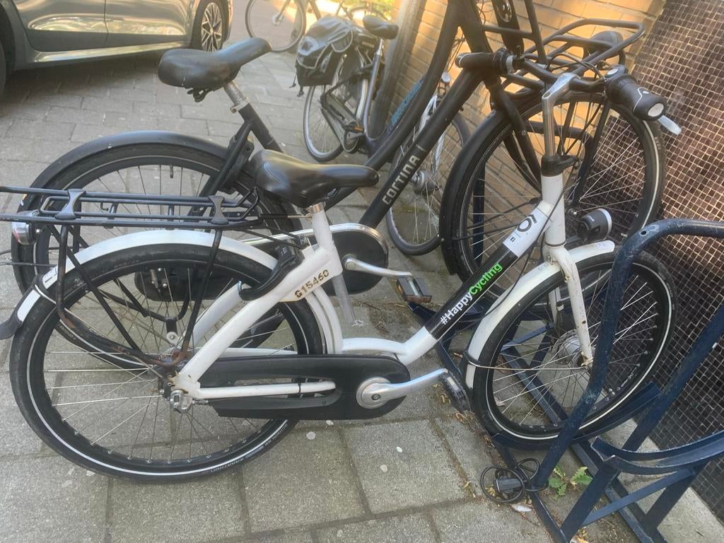 Meisje fiets 26 inch, Fietsen en Brommers, Fietsen | Meisjes, 26 inch of meer, Gebruikt, Velgrem, Versnellingen