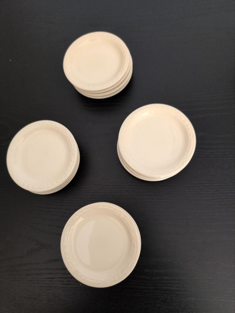Recamier Petit four schoteltjes  15 stuks, Ophalen of Verzenden