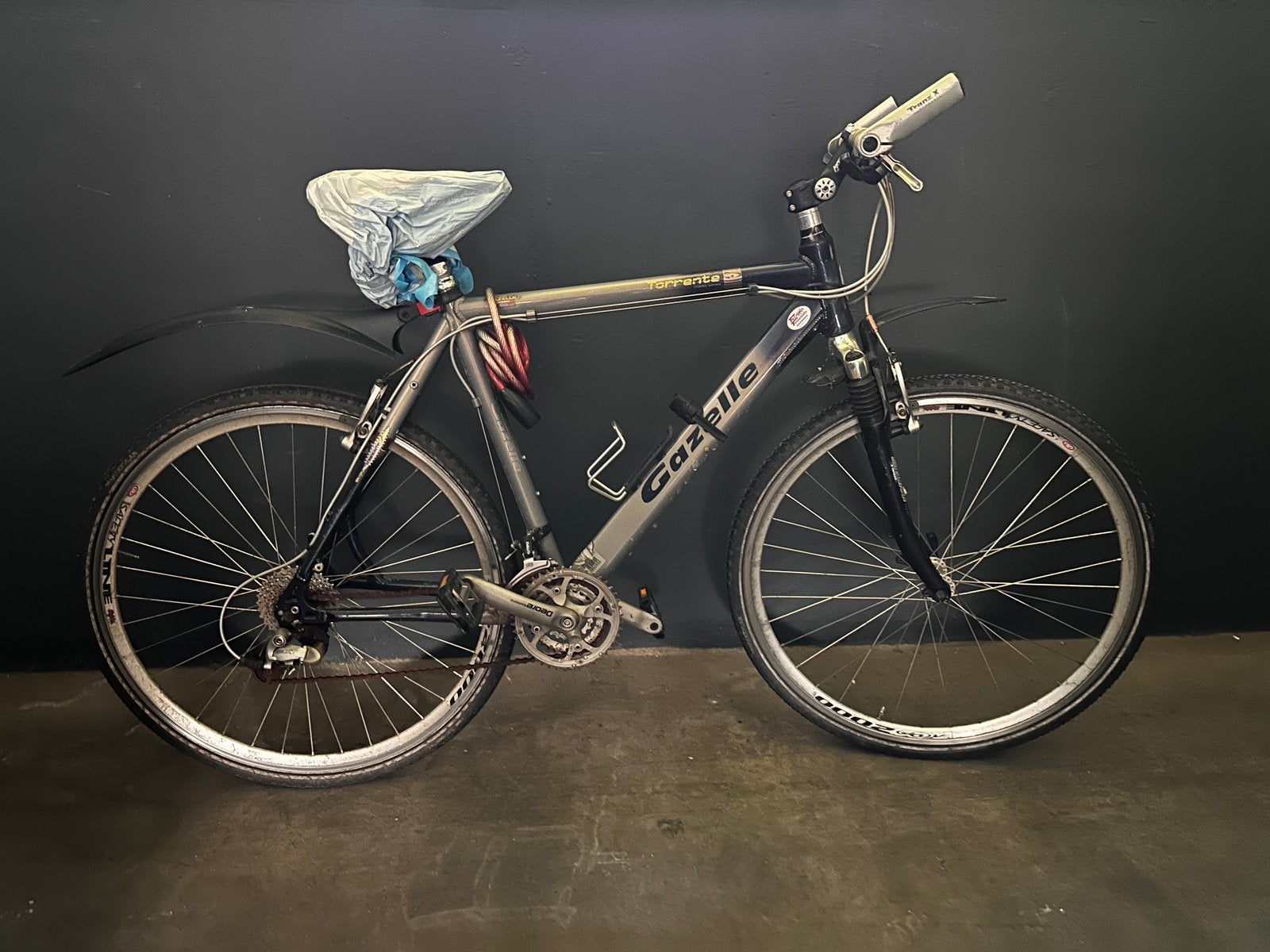 Opknap MTB Gazelle Torrente 26 inch, Ophalen, Gebruikt, Velgrem, Meer dan 20 versnellingen