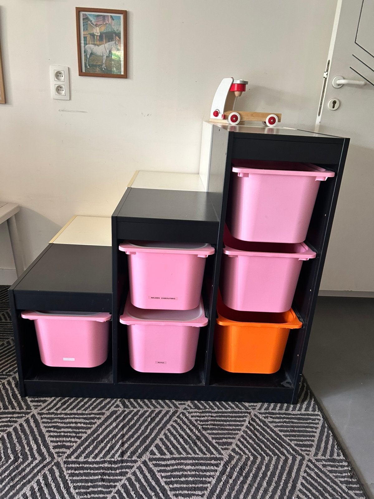 Trofast kast, Ophalen, Minder dan 50 cm, Gebruikt, 5 laden of meer