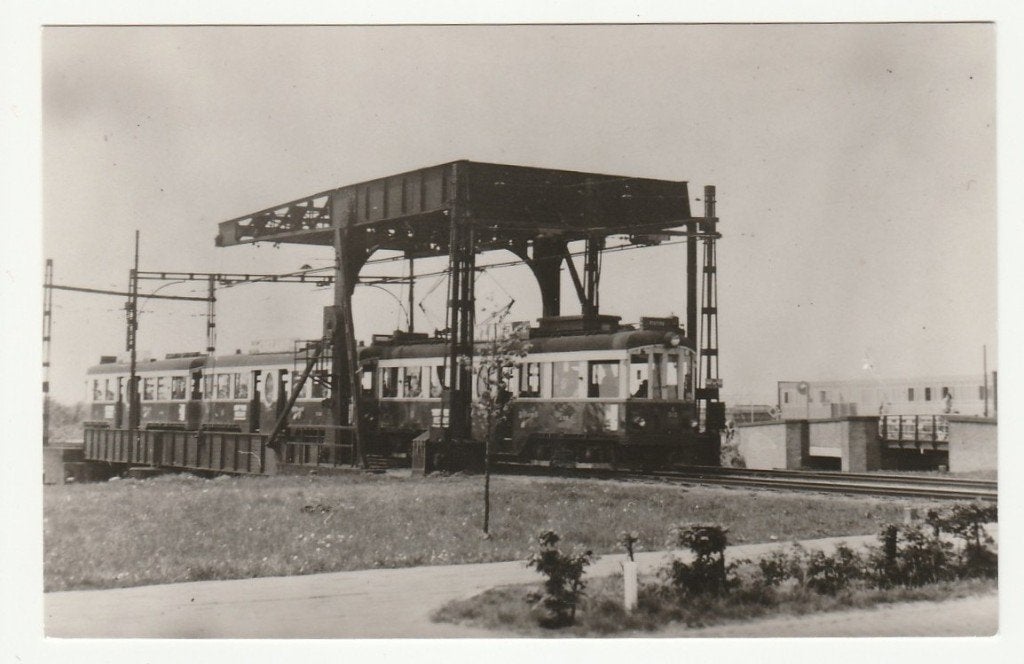 Leiden - Lammerbrug, traject NZH, Leiden - Den Haag, Ophalen of Verzenden, 1960 tot 1980, Ongelopen, Zuid-Holland
