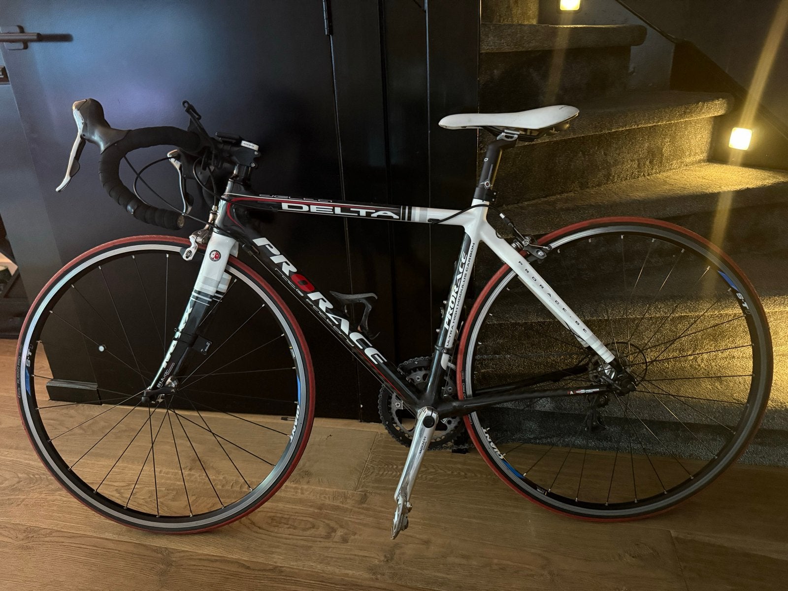 Prachtige racefiets - Prorace - Carbon- Frame size 23, Fietsen en Brommers, Fietsen | Racefietsen, Overige merken, Gebruikt, Carbon