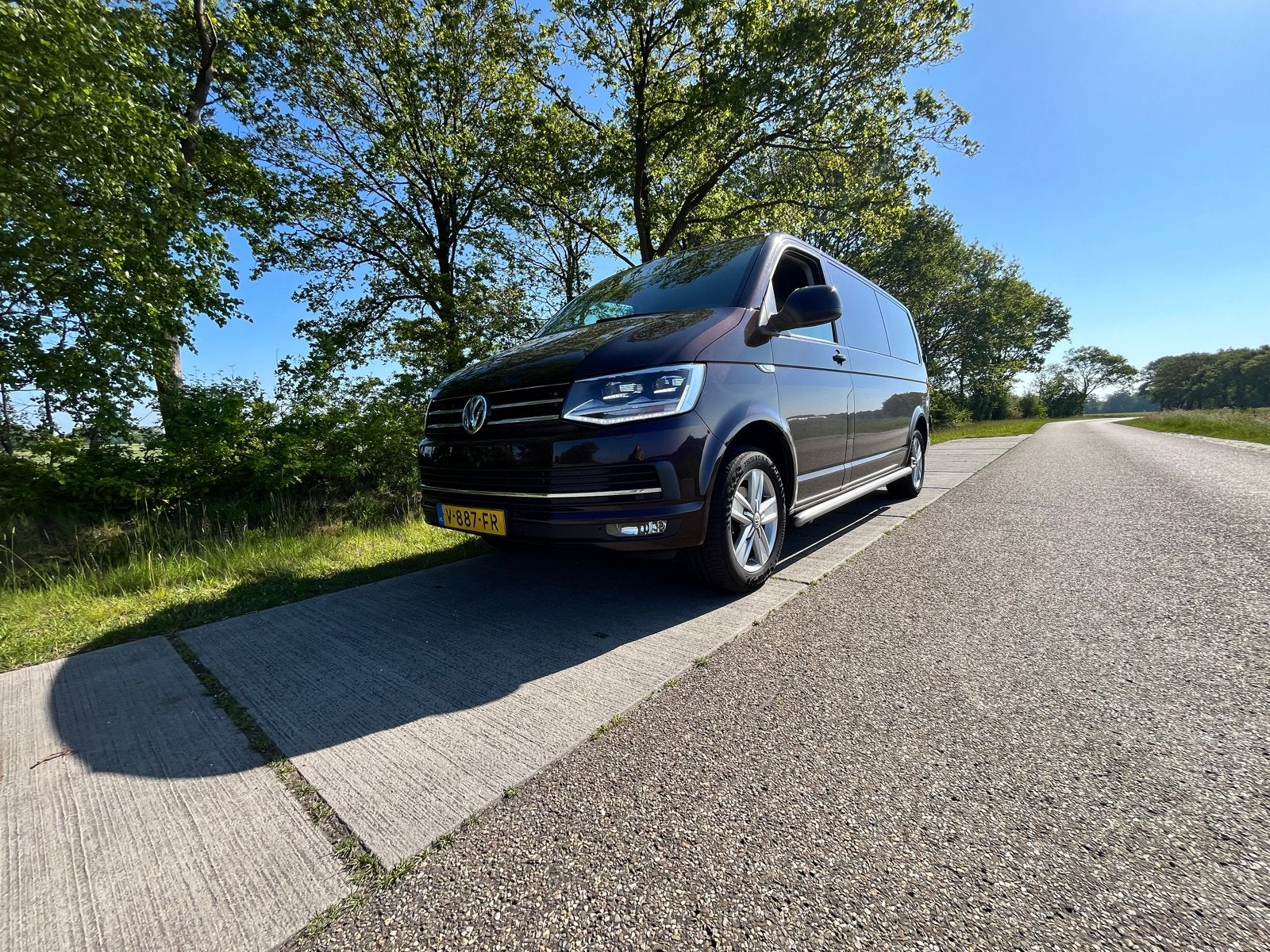 Volkswagen Transporter highline dubbele cabine 150 pk marge, Auto's, Stof, Parkeersensor, Volkswagen, 2500 kg