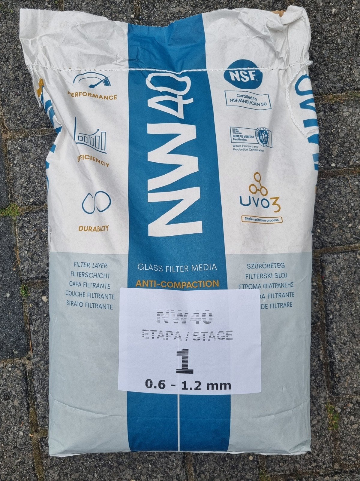 Nieuw glasfilter media (fijn) voor zandfilterpomp 20kg, Ophalen, Nieuw, Filter
