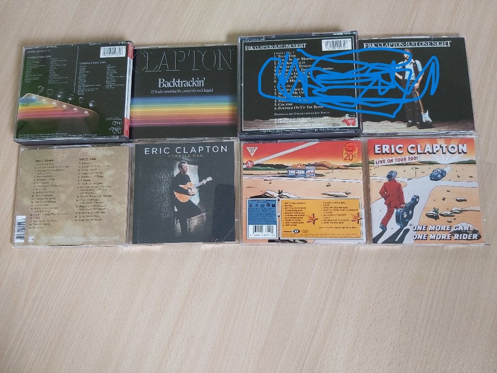 Eric Clapton 3 2CD's in 1 koop 26.75 euro (ook los), Ophalen of Verzenden, Zo goed als nieuw