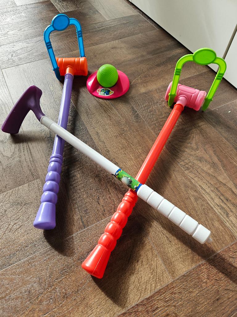 Midgetgolfset, Ophalen of Verzenden, Gebruikt