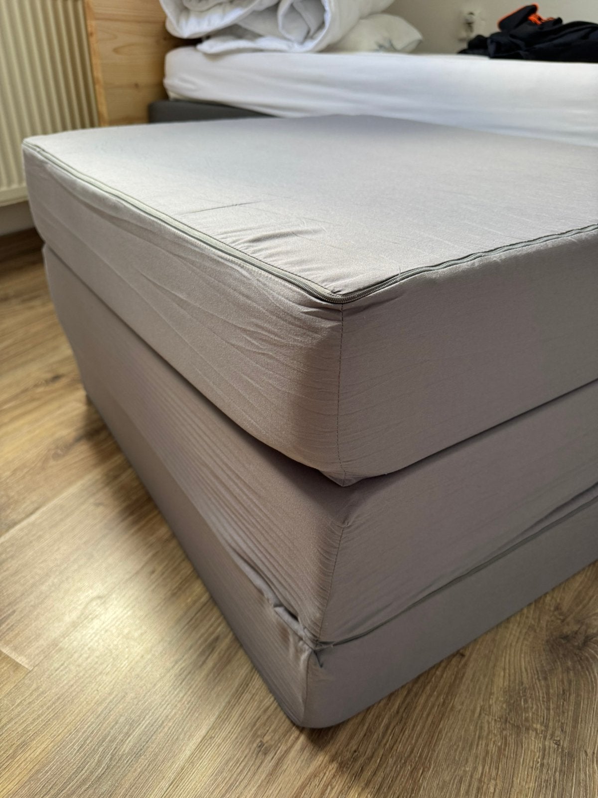 Opklapbaar gastenmatras, Huis en Inrichting, Slaapkamer | Matrassen en Bedbodems, Eenpersoons, Ophalen of Verzenden, Zo goed als nieuw