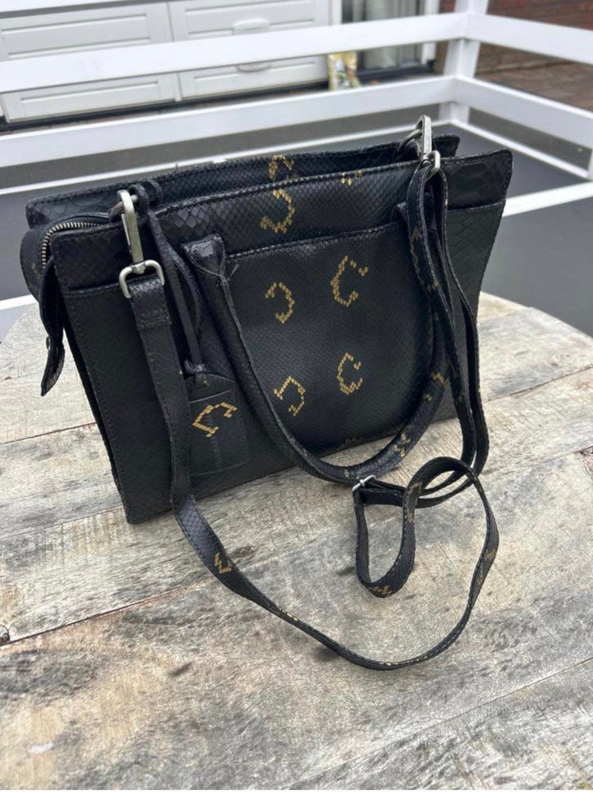 Handtas cowboysbag, Sieraden, Tassen en Uiterlijk, Tassen | Damestassen, Ophalen of Verzenden, Zo goed als nieuw, Zwart, Handtas