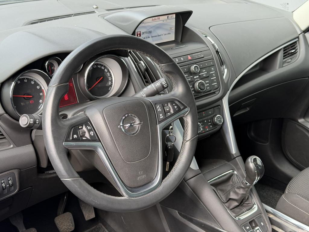 Opel Zafira Tourer 1.4 Design Edition | Apk tot 29-04-2027 |, Auto's, Opel, Euro 5, Stof, Gebruikt, Zwart