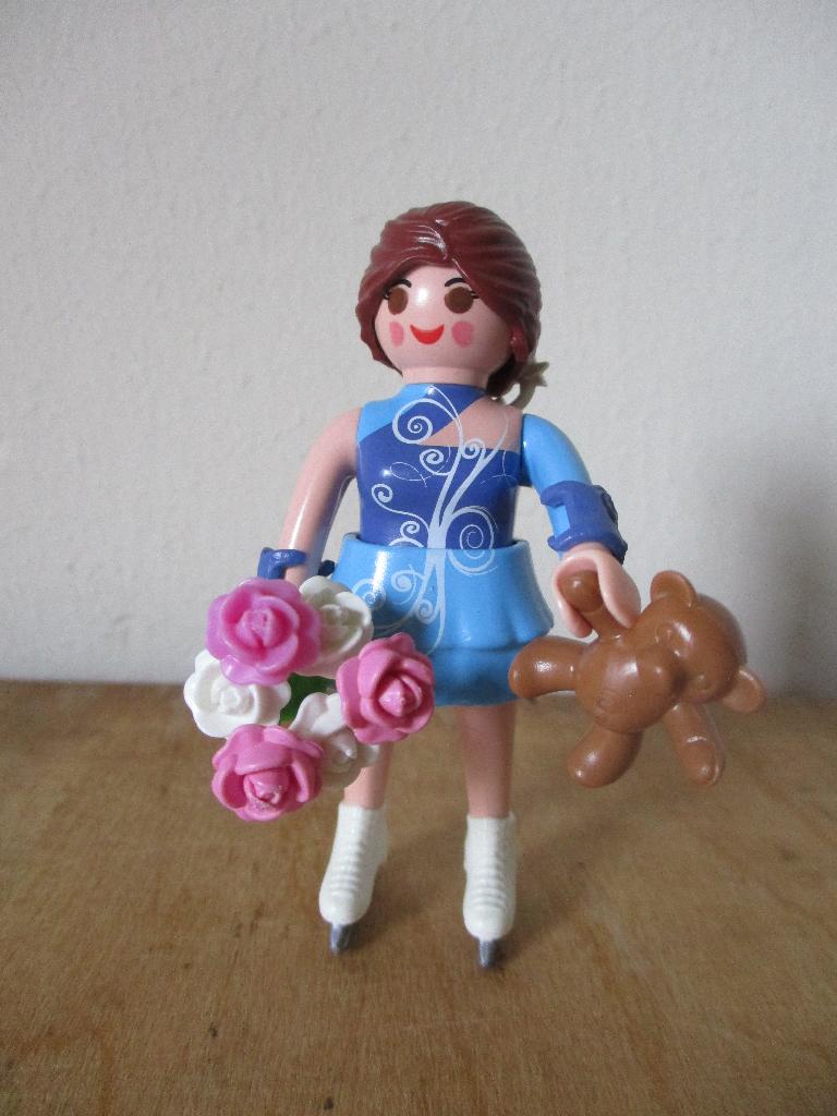 Playmobil 9444 figure kunstschaatsster, Ophalen of Verzenden, Gebruikt, Complete set