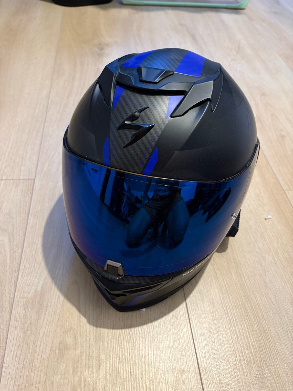 Scorpion EXO motorhelm + ingebouwde headset + handschoenen, Overige merken, Heren, XL, Ophalen of Verzenden
