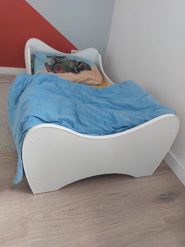 Peuterbed, Ophalen, Overige materialen, Wit, 190 cm of minder