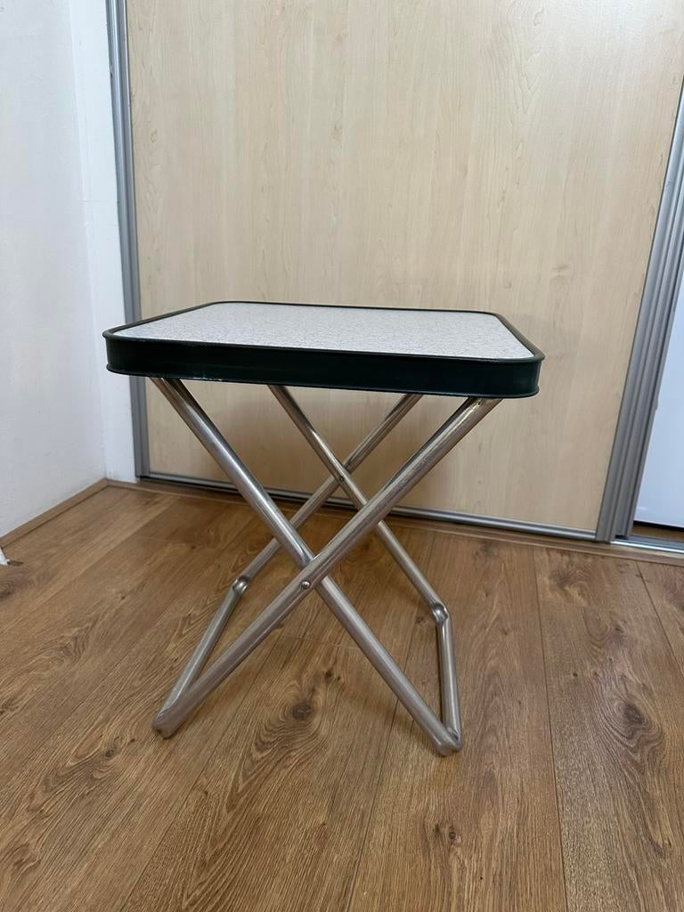 Visserskrukje (Crespo) met oplegblad, Ophalen, Zo goed als nieuw, Campingstoel