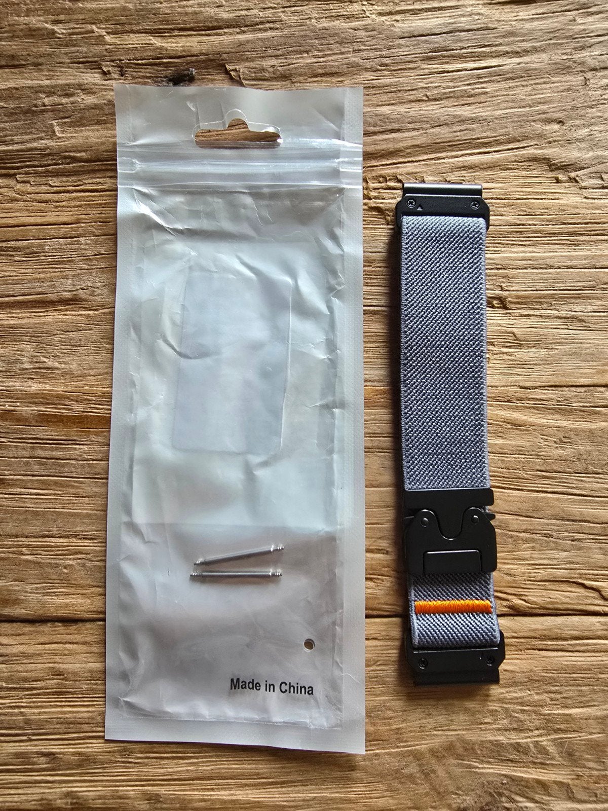Nylon horlogebandje Garmin 22mm QuickFit (nieuw), Ophalen of Verzenden, Nieuw, Android