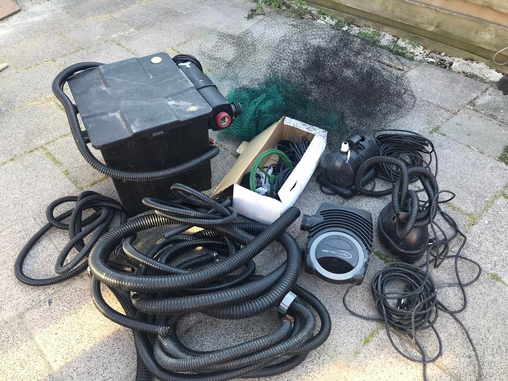 Complete set. Uv lamp met filterbak., Tuin en Terras, Ophalen of Verzenden, Zo goed als nieuw, Vijverpomp