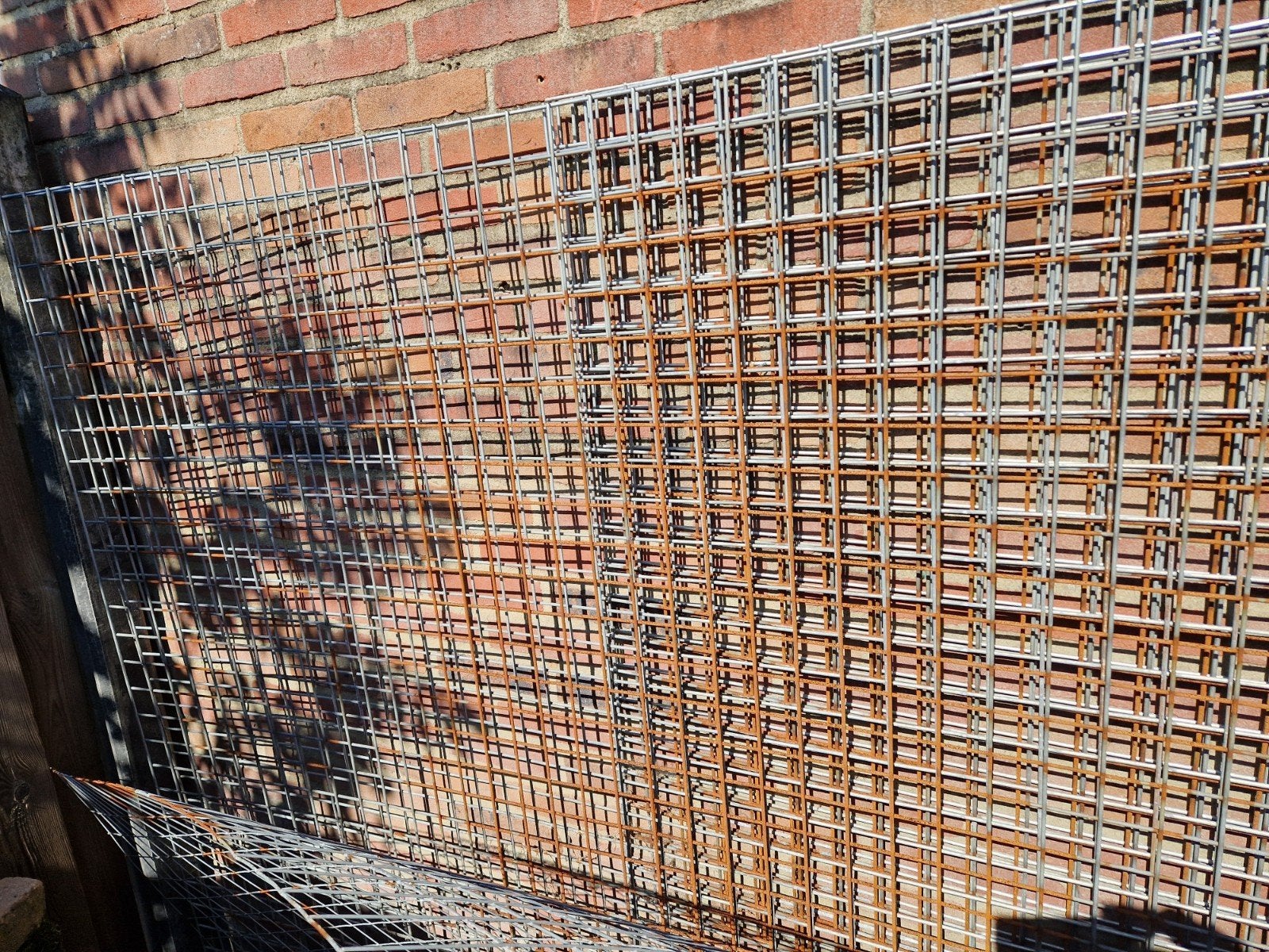 5 stk gaasnetten 2x2 en 2x1 dikke 4/5mm, Tuin en Terras, Ophalen, IJzer
