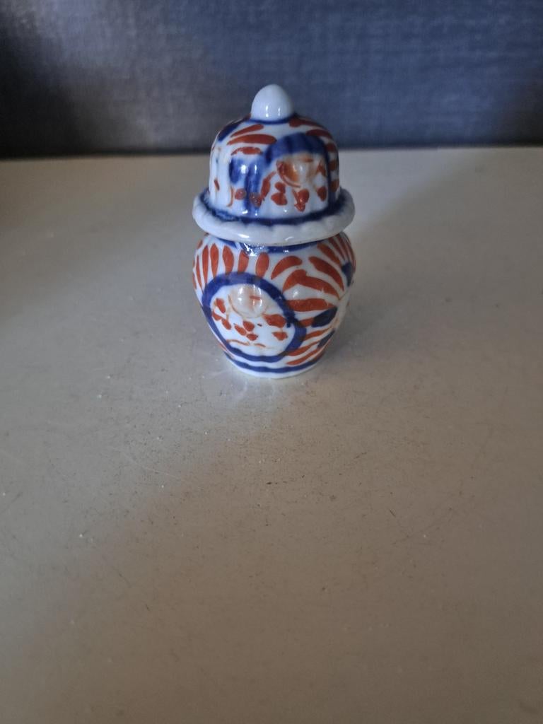 Imari Japan dekselvaasje, Antiek en Kunst, Ophalen of Verzenden