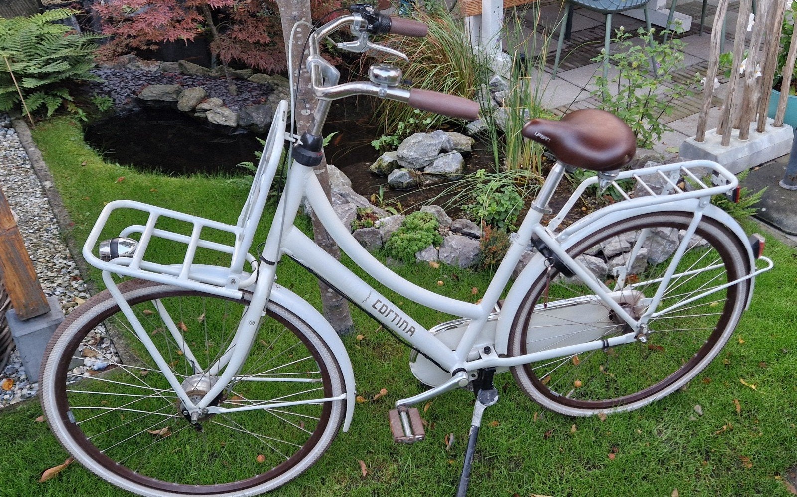 Cortina U4 Transportfiets White pearl Dames, Terugtraprem, Gebruikt, Versnellingen, 50 tot 53 cm