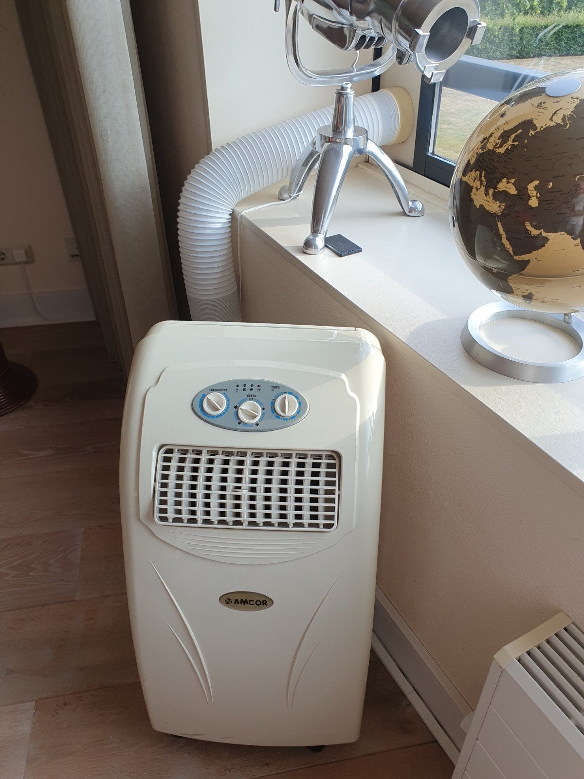 Amcor Mobiele Airco - Koelen en Ontvochtigen, Gebruikt, Minder dan 60 m³, Timer, 3 snelheden of meer