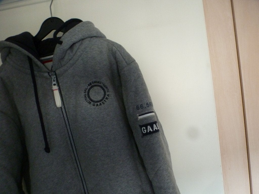 winter GAASTRA hoodie vest GRIJS m -GRATIS zend, Verzenden, Zo goed als nieuw, Maat 48/50 (M), Grijs
