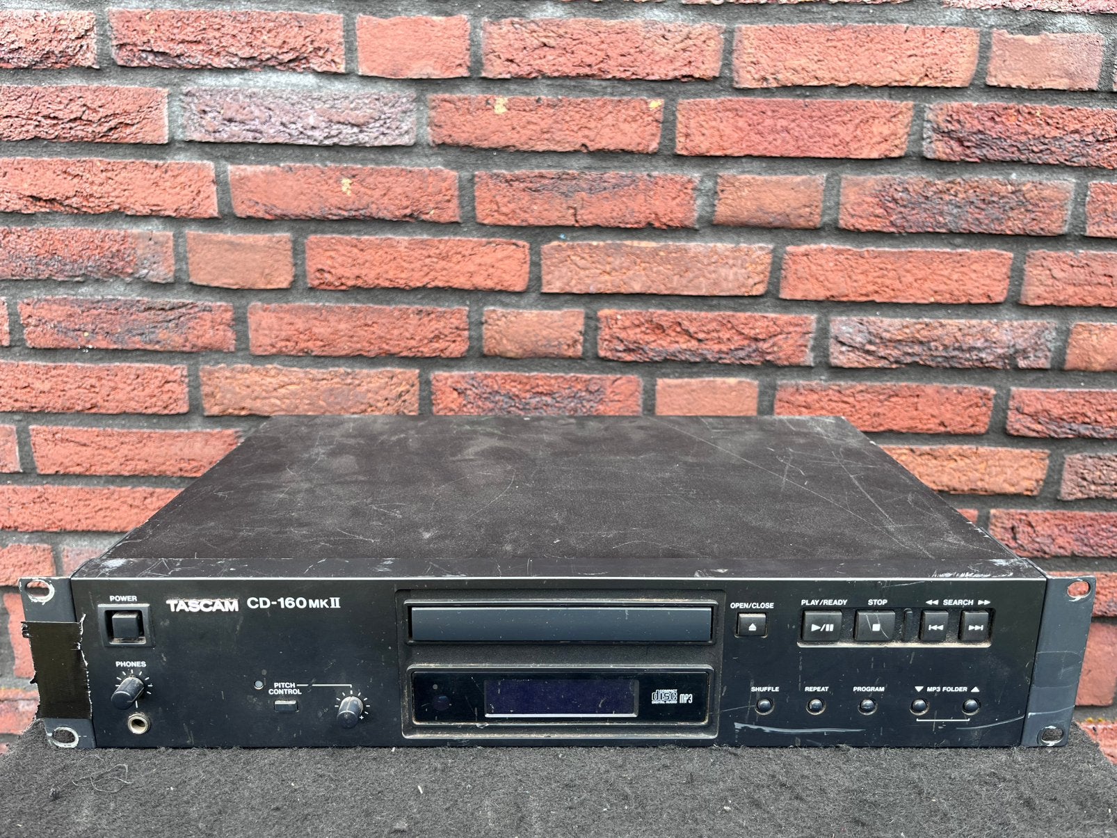 Tascam CD-160MK2 MKII pro CD-speler met pitch control !!!, Ophalen of Verzenden, Zo goed als nieuw, Audio