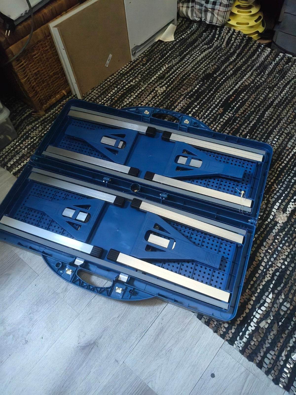 Camping picknicktafel met 4 stoeltjes, Ophalen