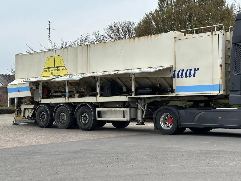 MCM NO BREMAT MC MACHINES ANHYDRIET TRAILER!SELF LEVELLING F, Auto's, Vrachtwagens, Bedrijf, Aanhangers en Opleggers, Overige brandstoffen