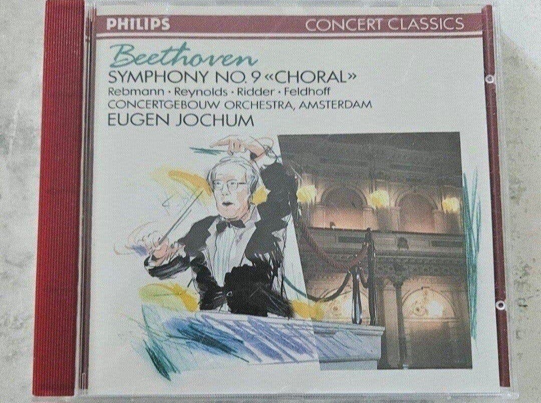 Beethoven - Symfonie No. 9 "Choral" - Eugen Jochum / Concert, Ophalen of Verzenden, Classicisme, Gebruikt, Orkest of Ballet