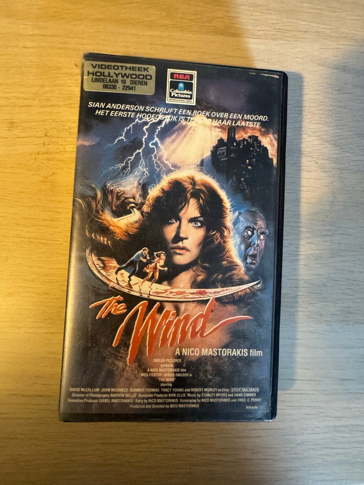 The Wind VHS - Horror Film ex rental, Cd's en Dvd's, VHS | Film, Horror, Vanaf 16 jaar, Verzenden, Ex-rental