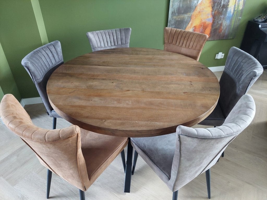Volledige eethoek, Ophalen, Zo goed als nieuw, Hedendaags, 4 tot 6 stoelen