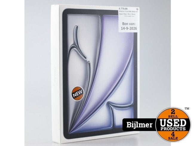 iPad Air 11 Inch M4 256GB Wifi Space Gray + Bon | Nieuw, Apple, Nieuw, Support@apple.com, One Apple Park Way
Cupertino, CA 95014
United States