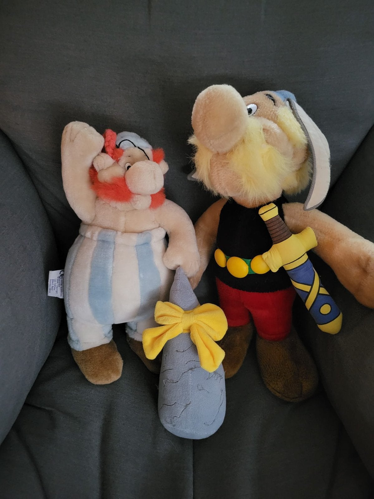 Asterix en Obelix knuffels, Ophalen of Verzenden, Zo goed als nieuw, Overige typen