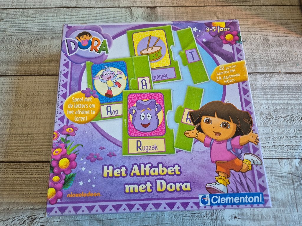 Het alfabet met Dora. Dora. Clementoni. Nickelodeon, Ophalen, Zo goed als nieuw