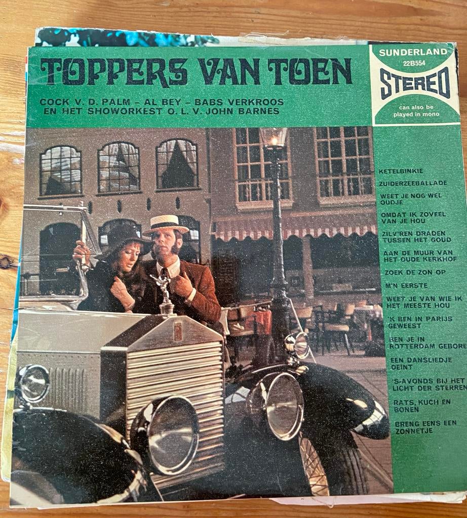 Toppers van Toen II - Cock van der Palm, Al Bey, Babs Verkro, Ophalen of Verzenden, Gebruikt, 12 inch, Nederlandstalig