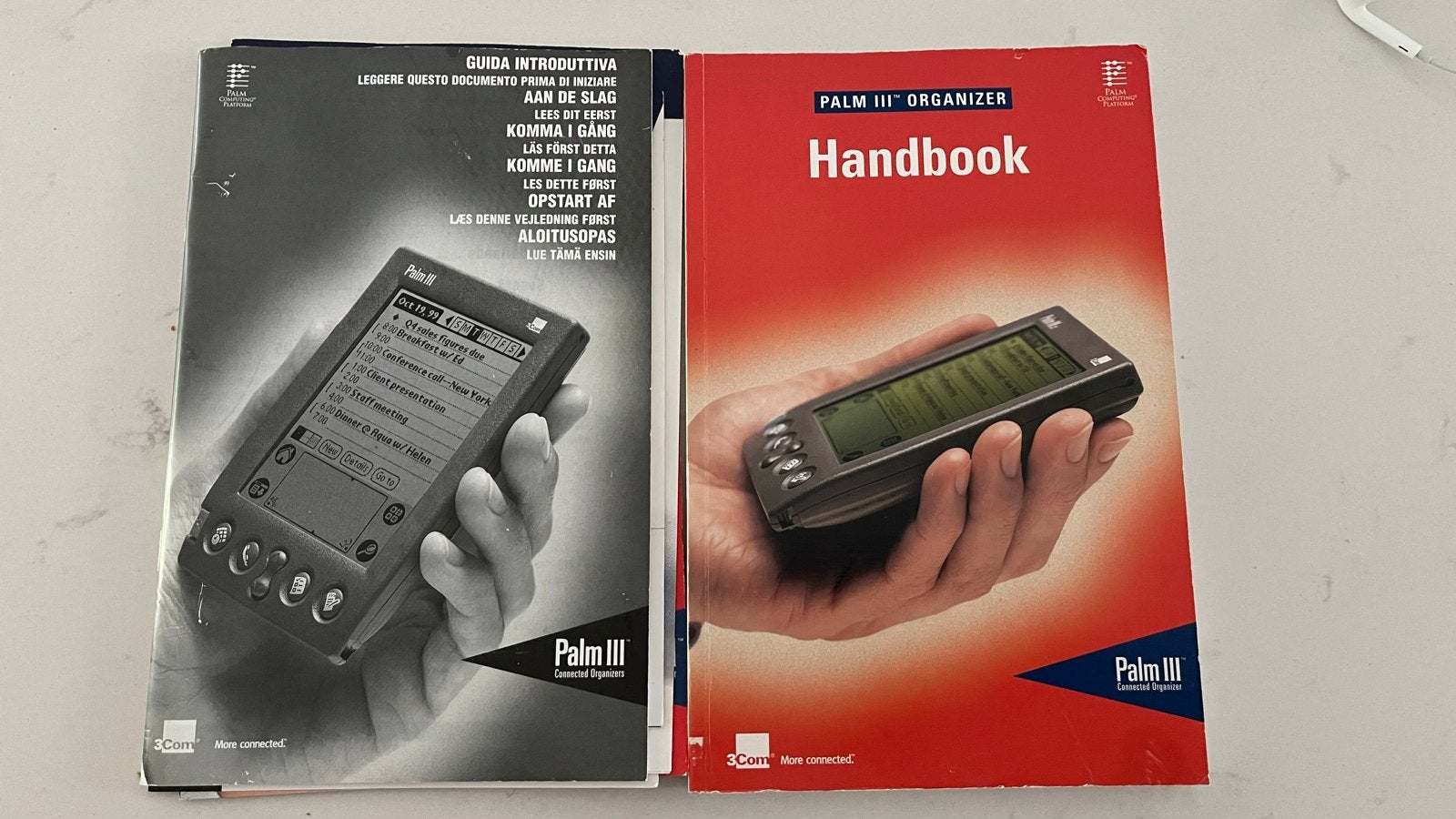 Palm III Organizer Handleidingen (2 stuks), Ophalen of Verzenden, Gebruikt, Palm