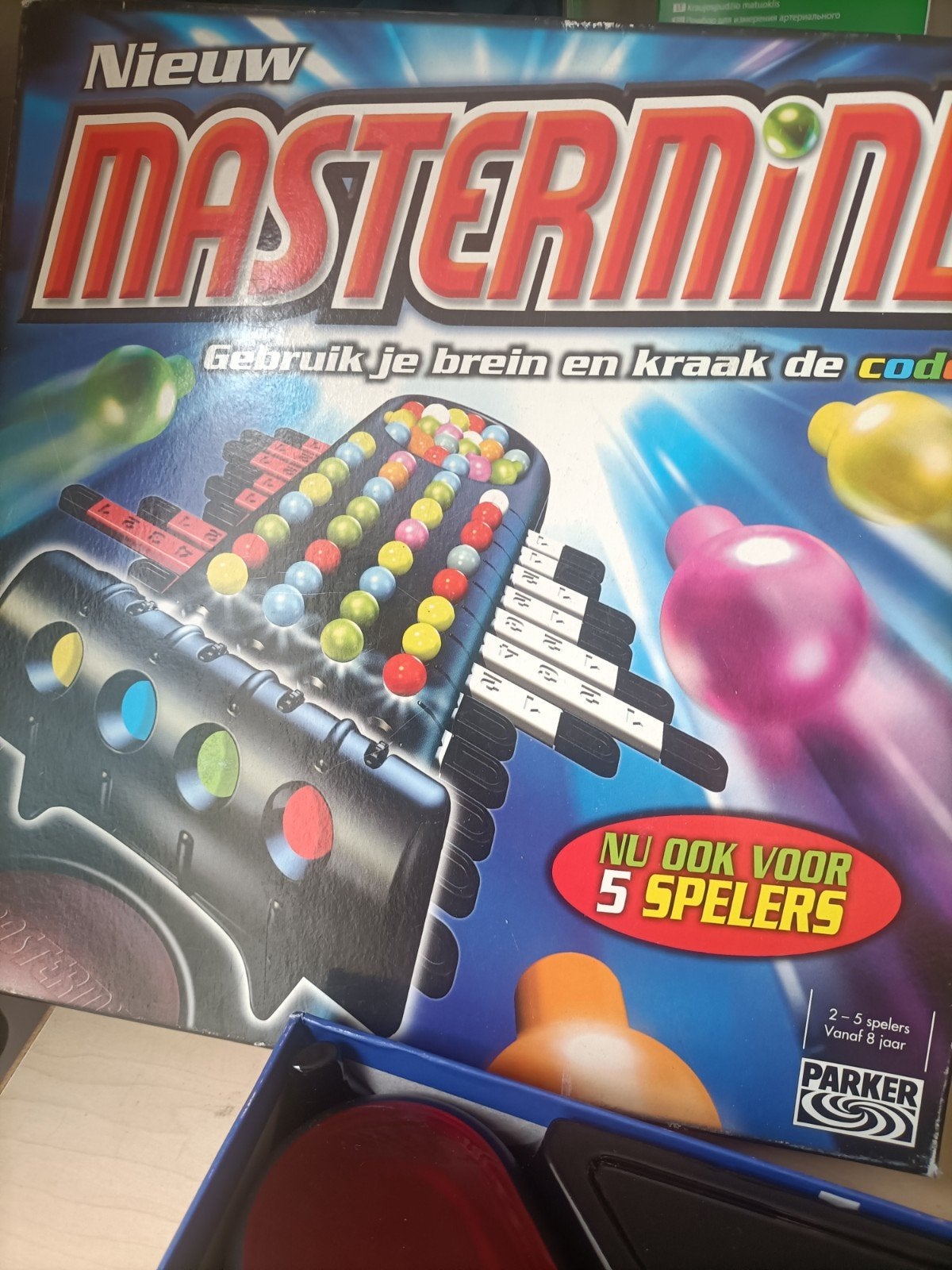 Mastermind bordspel - Kraak de code!, Vijf spelers of meer, Ophalen of Verzenden, Gebruikt, Parker