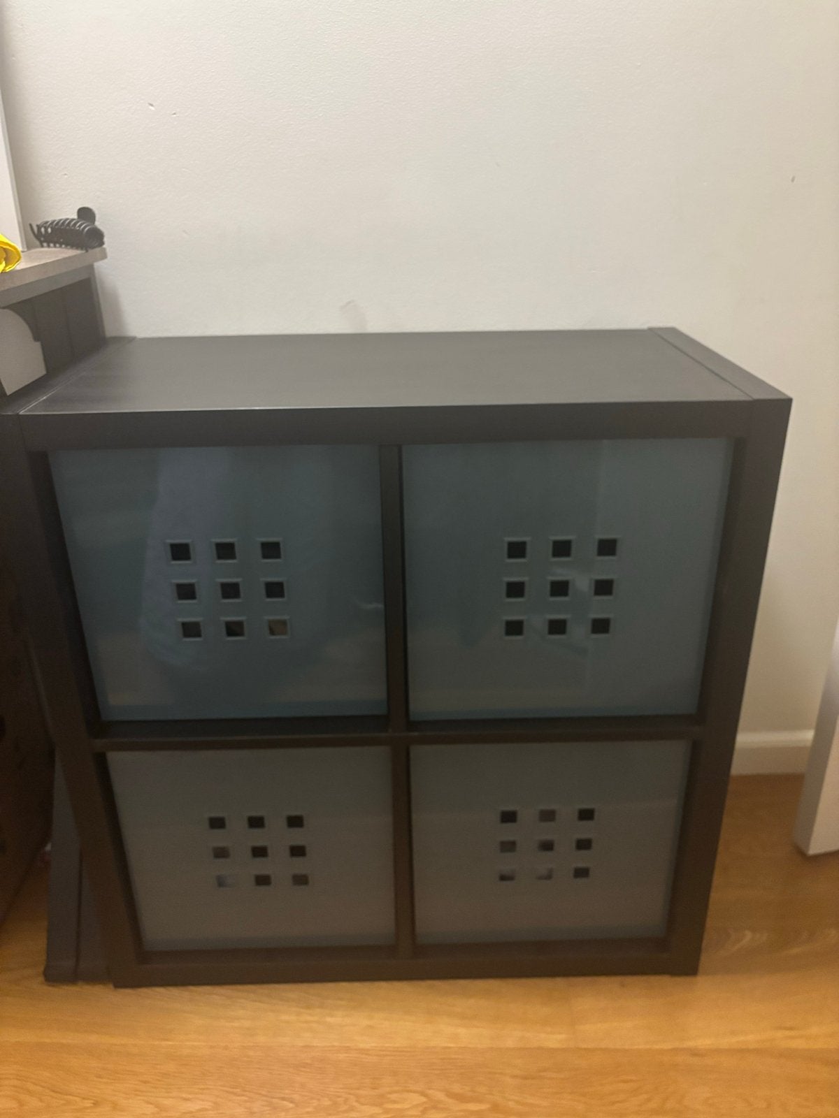 IKEA KALLAX Kast met 4 vakken en lades, Ophalen, Gebruikt