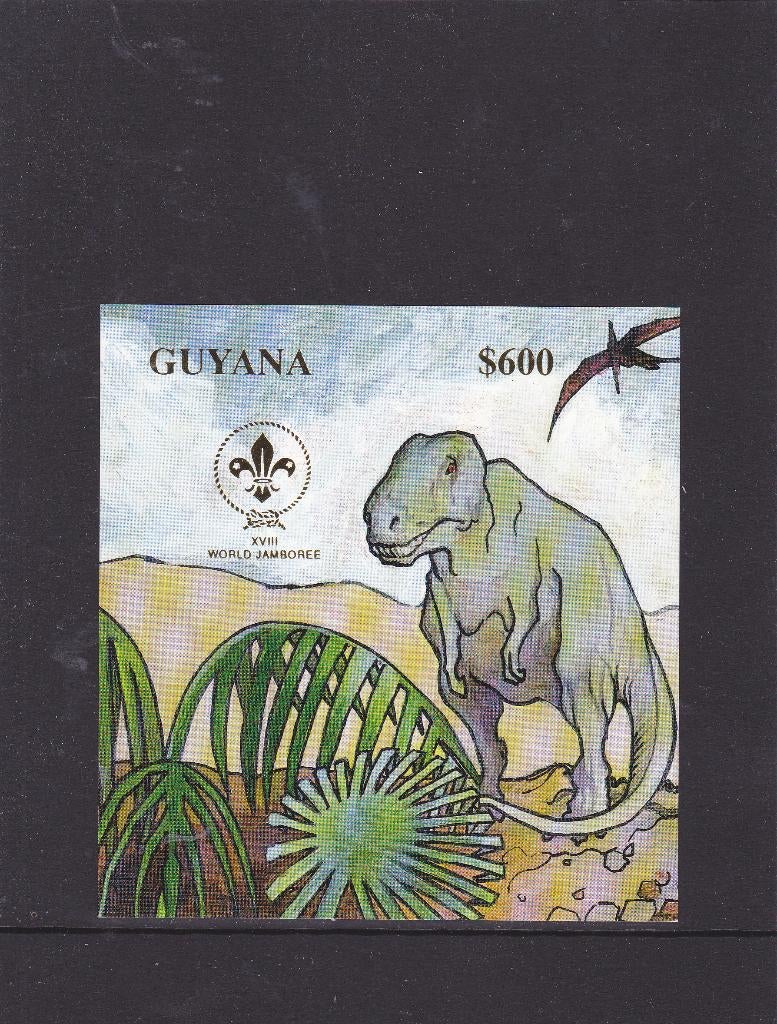 Prehistorie Scouting Dino Jamboree Guyana (594), Verzenden, Postfris, Dier of Natuur