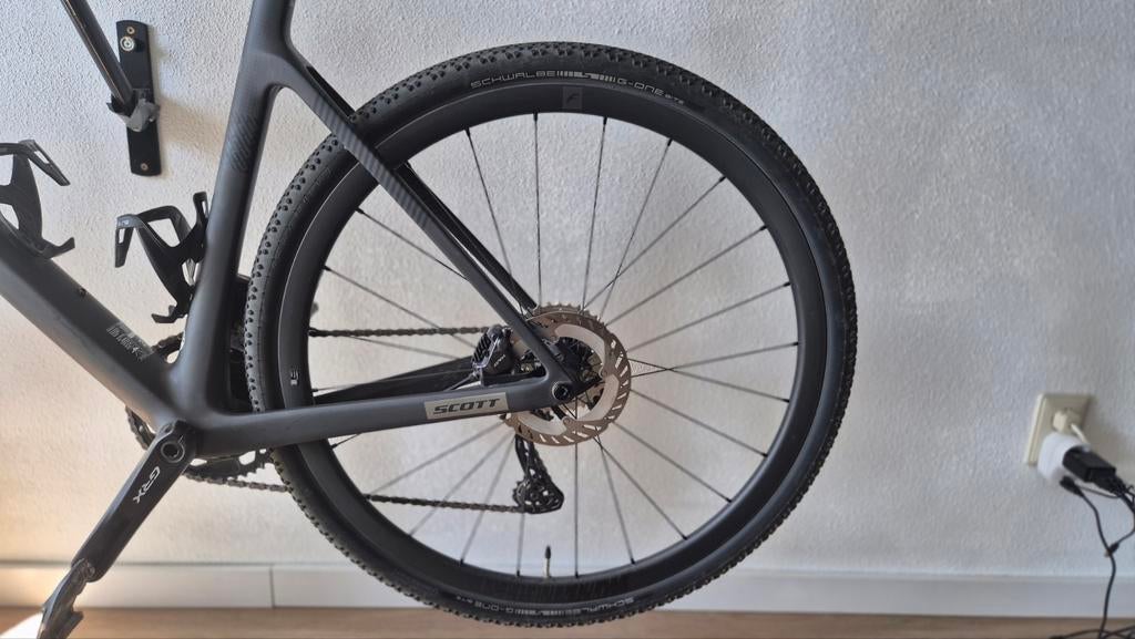 Mooie en lichte Fulcrum Rapid Red carbon wielset gravel, Ophalen, Carbon