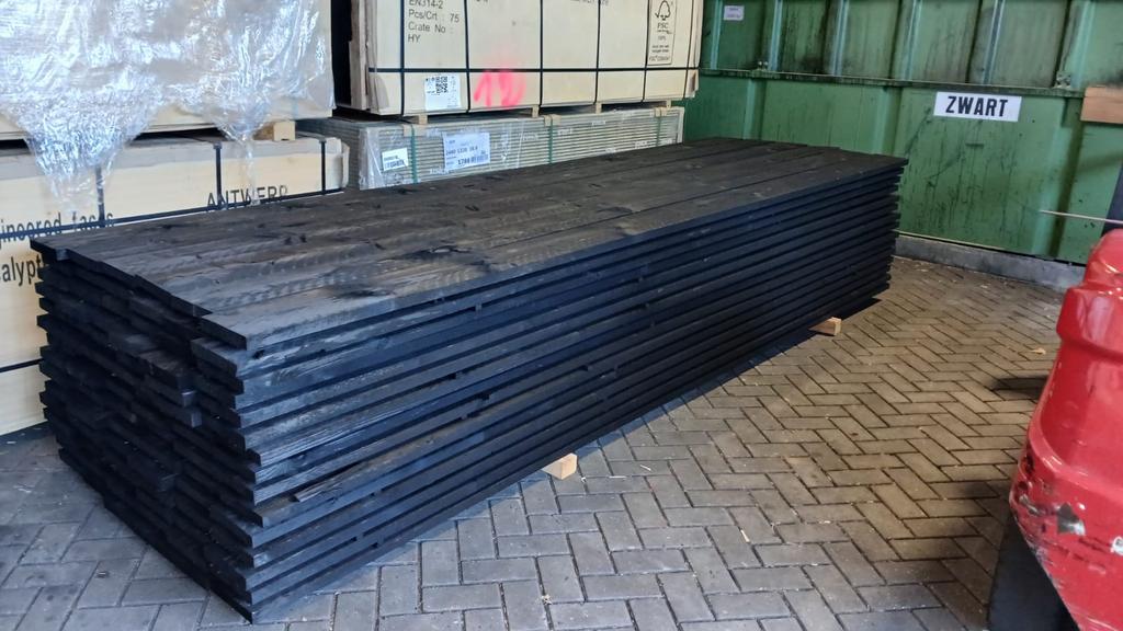 Zwart Geïmpregneerde Steigerplanken zwartesteigerplanken, Doe-het-zelf en Verbouw, Hout en Planken, 25 tot 50 mm, Nieuw, Plank