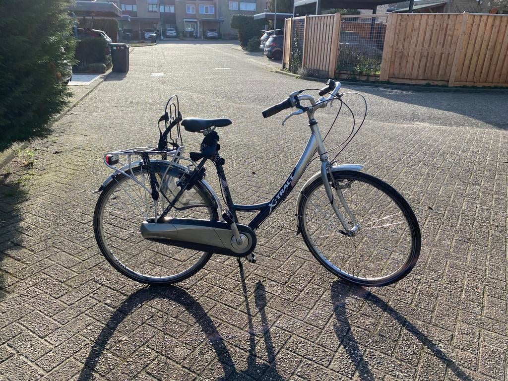 Damesfiets met 7 versnellingen, Gebruikt, Versnellingen, 0 zitjes, Schijfrem