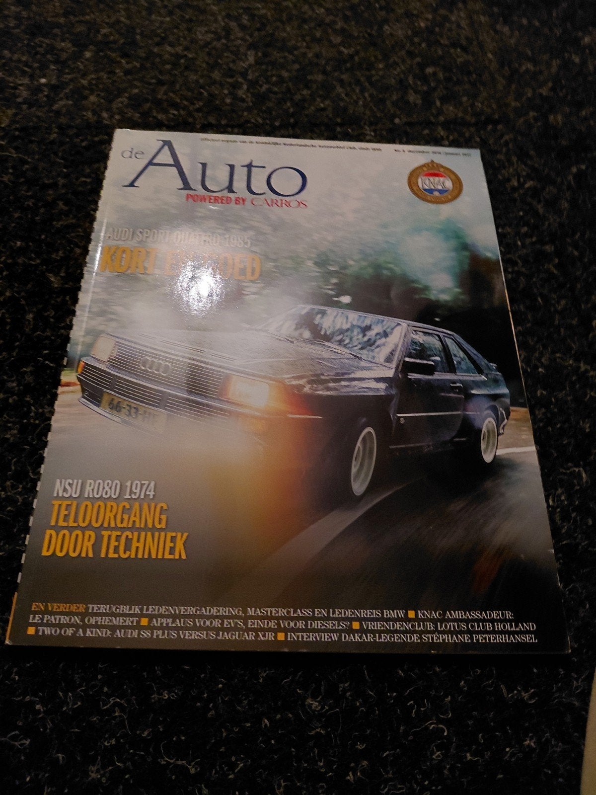 De Auto Magazine: Audi Sport Quattro 1985 & NSU R080 1974, Ophalen of Verzenden, Gelezen, Audi, Diverse auteurs