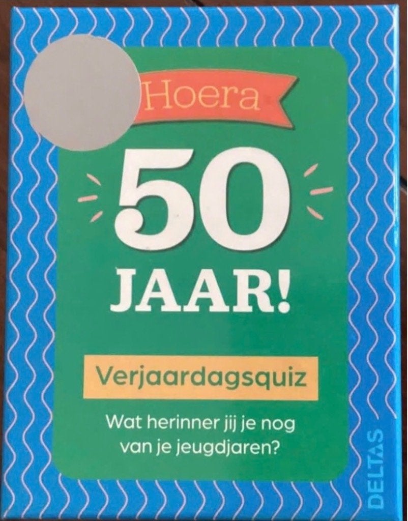 Deltas Verjaardagsquiz Hoera 50 jaar!, Ophalen of Verzenden, Nieuw