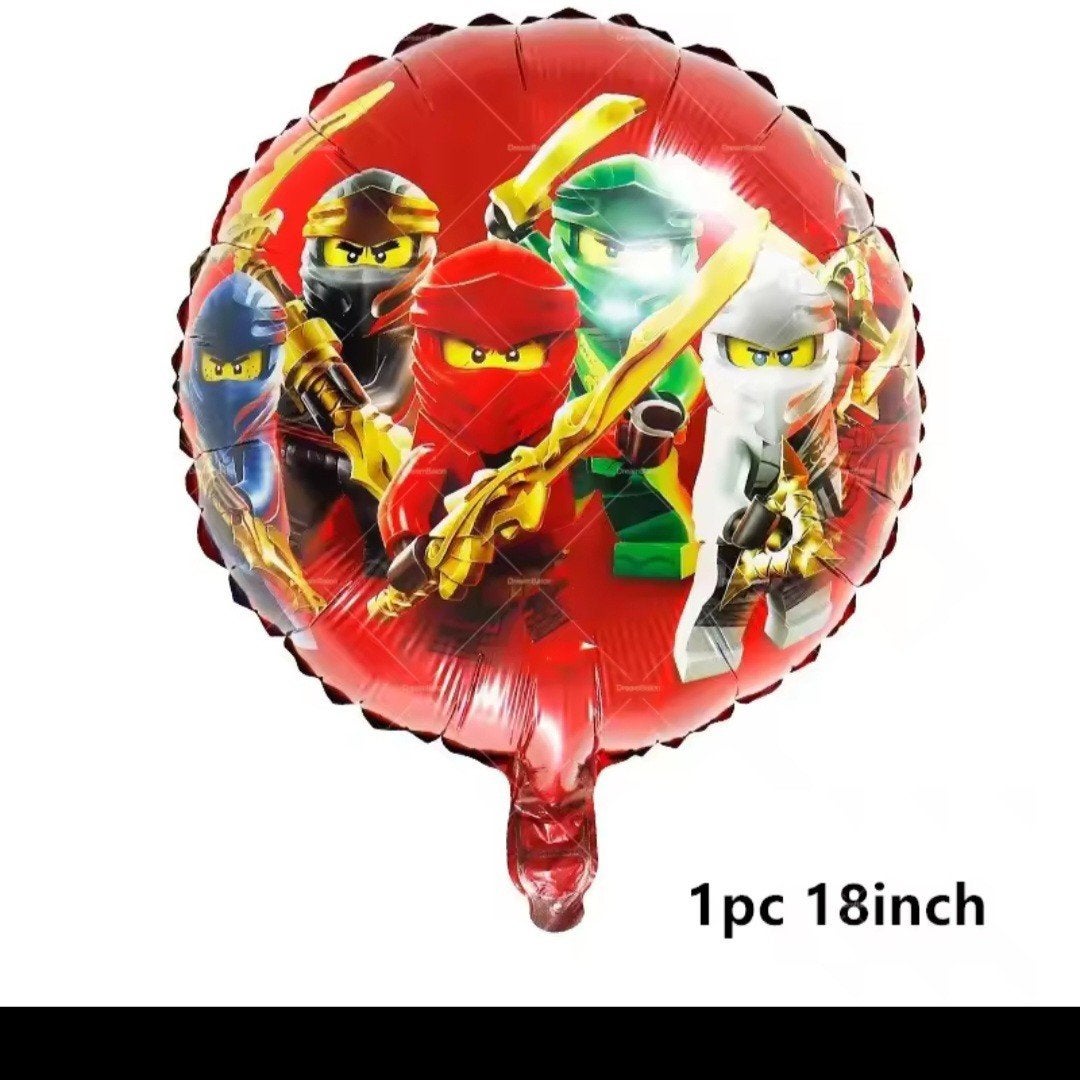 Nieuwe Ninjago Folieballon - 18 inch Feestdecoratie, Ophalen of Verzenden, Nieuw, Feestartikel, Verjaardag