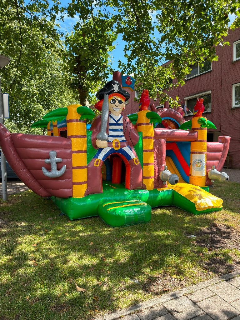 Springkussen verhuur kinderfeestje thema met bezorging, Ophalen, Zo goed als nieuw, Verjaardag