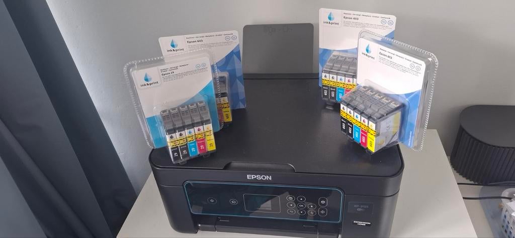 NIEUW EPSON EP-3155 Printer met 4 inkt pakketten, Computers en Software, Printers, Ophalen, Nieuw, Overige merken