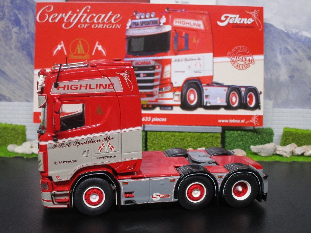 tekno 82477  pba spedition scania next gen s520-v8 6x2, Hobby en Vrije tijd, Ophalen of Verzenden, Nieuw, Bus of Vrachtwagen, Tekno