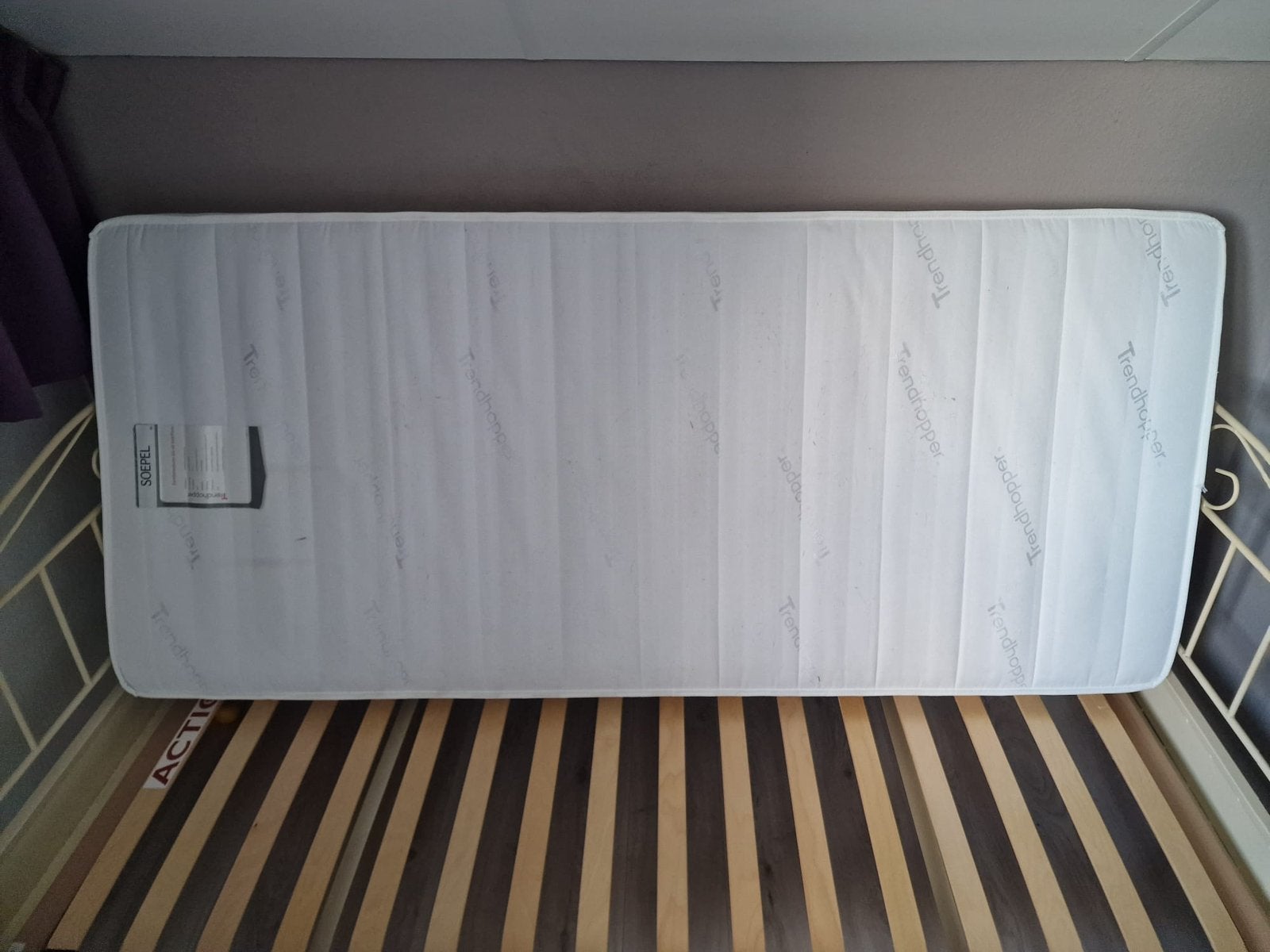 Ledikant, Ophalen, Gebruikt, 90 cm, Eenpersoons