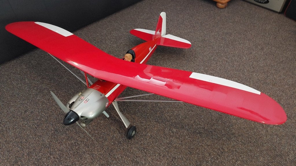 RC vliegtuig Graupner Starlet 1520mm span, Ophalen, Zo goed als nieuw, Nitro, RTF (Ready to Fly)