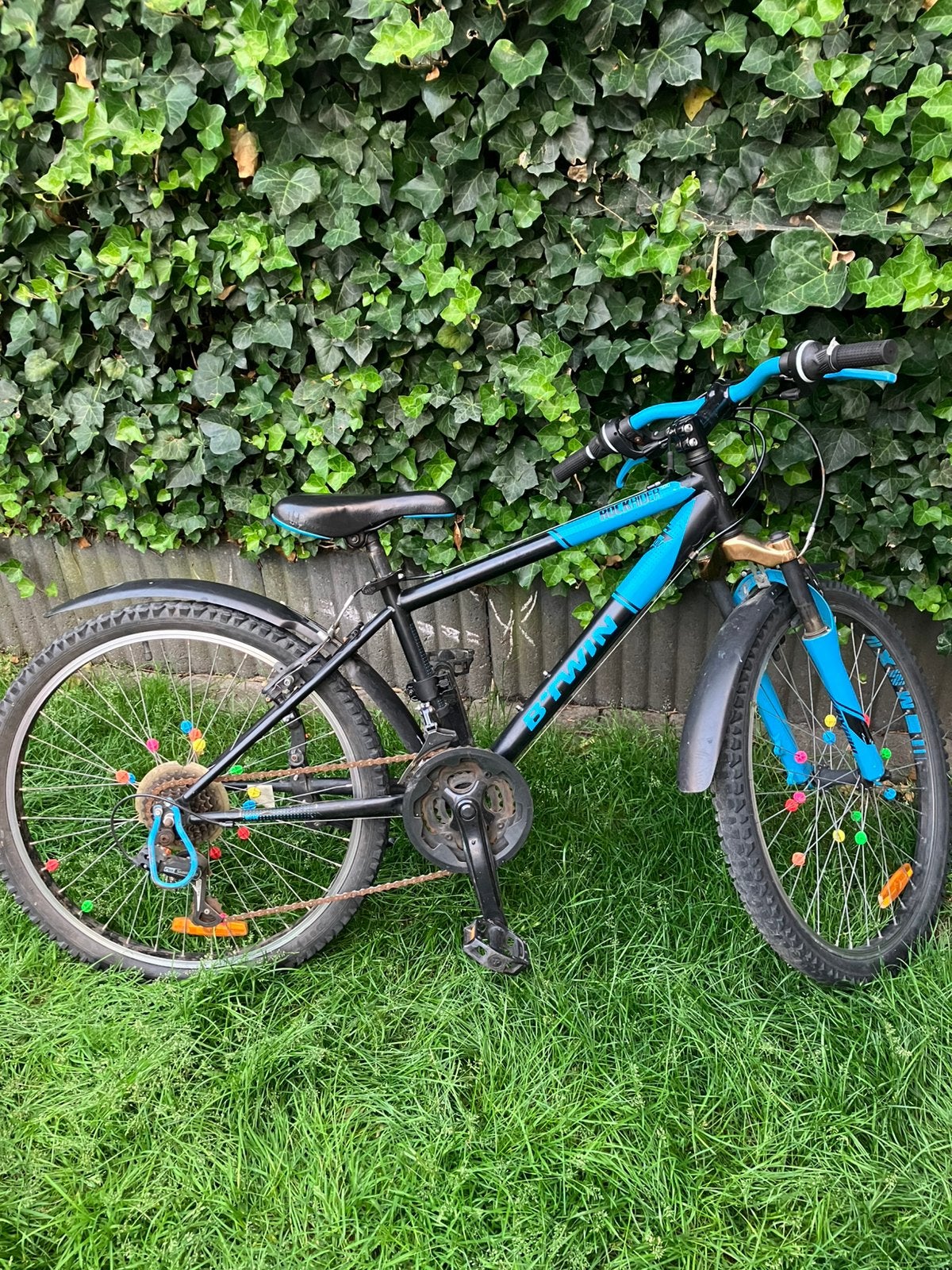 Mountainbike 24 inch Btwin, Fietsen en Brommers, Fietsen | Jongens, Ophalen, Velgrem, Versnellingen, Gebruikt